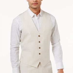 INC International Concepts Men’s Linen Blend Vest
